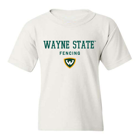Wayne State - NCAA Men's Fencing : Mahmoud Saleh - Classic Shersey Youth T-Shirt-0