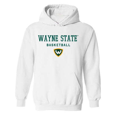 Wayne State - NCAA Women's Basketball : Komara Sylvester - Classic Shersey Hooded Sweatshirt-0
