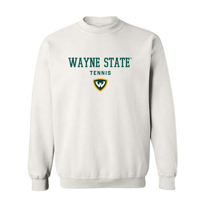 Wayne State - NCAA Men's Tennis : Maxence Faniel - Classic Shersey Crewneck Sweatshirt-0