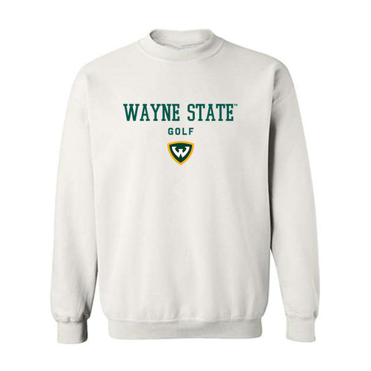 Wayne State - NCAA Men's Golf : Will Pollack - Classic Shersey Crewneck Sweatshirt-0