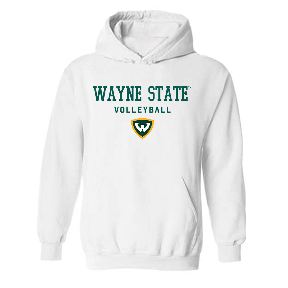 Wayne State - NCAA Women's Volleyball : Marley Onken - Classic Shersey Hooded Sweatshirt-0