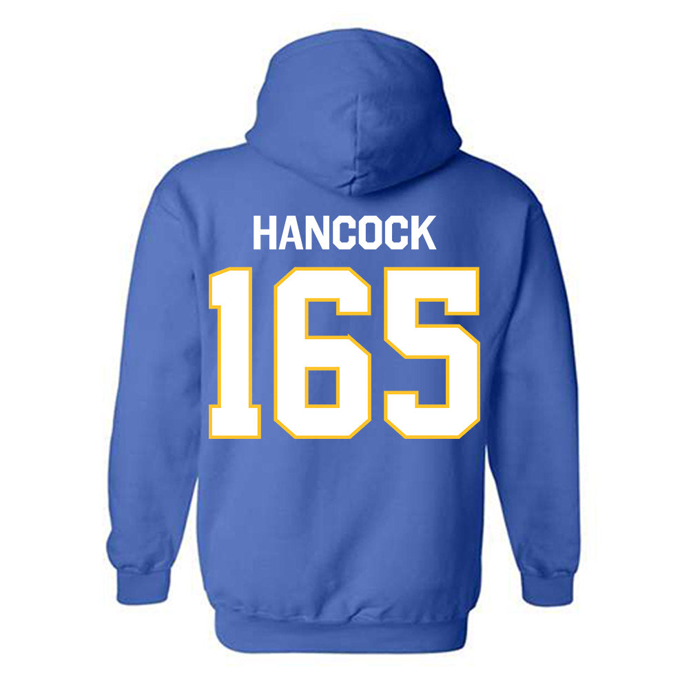 CSU Bakersfield - NCAA Wrestling : Hunter Hancock - Classic Shersey Hooded Sweatshirt-1