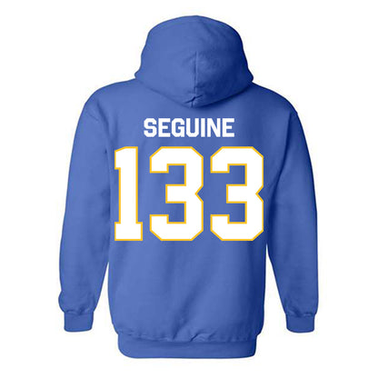 CSU Bakersfield - NCAA Wrestling : Rider Seguine - Classic Shersey Hooded Sweatshirt-1