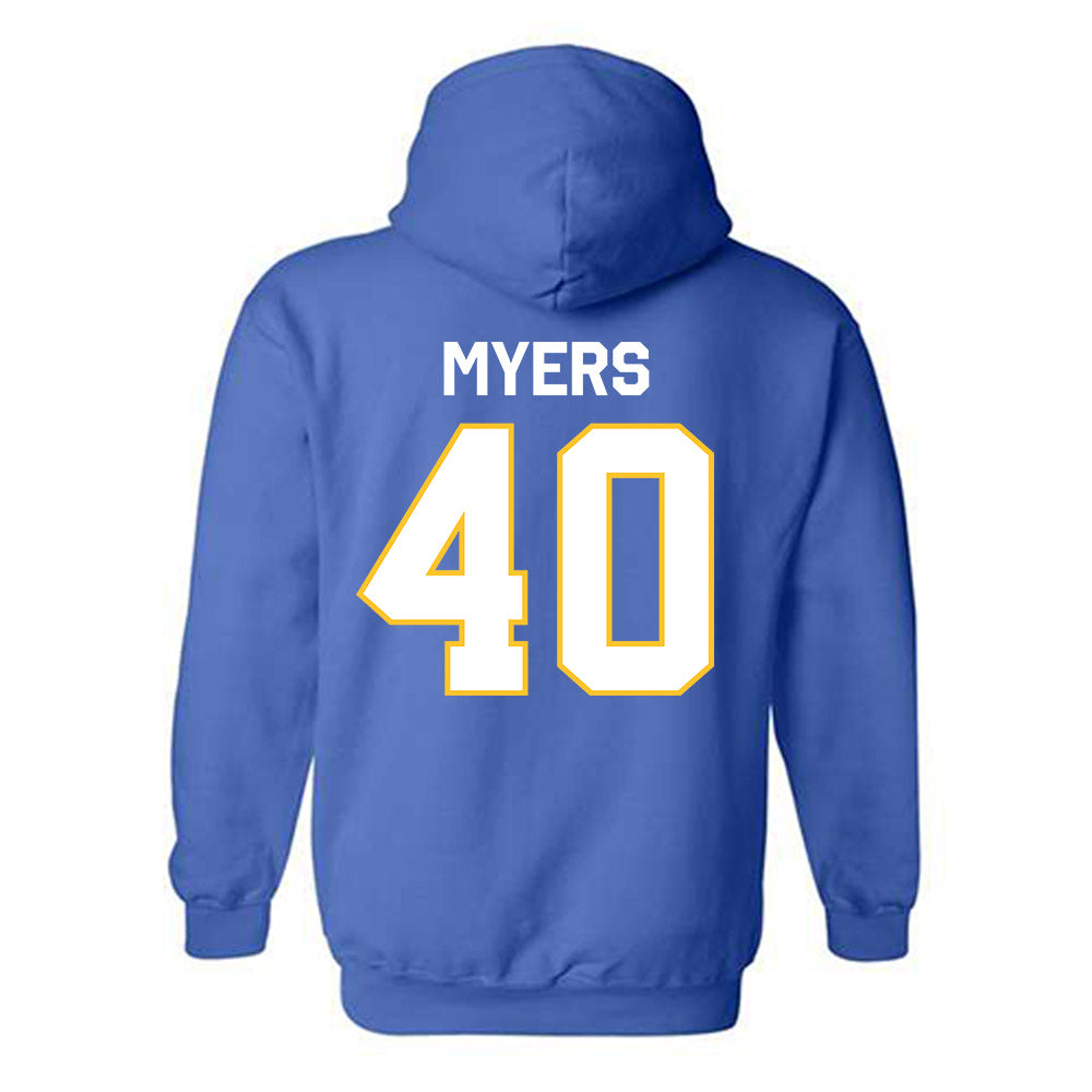 CSU Bakersfield - NCAA Baseball : Ethan Myers - Classic Shersey Hooded Sweatshirt-1