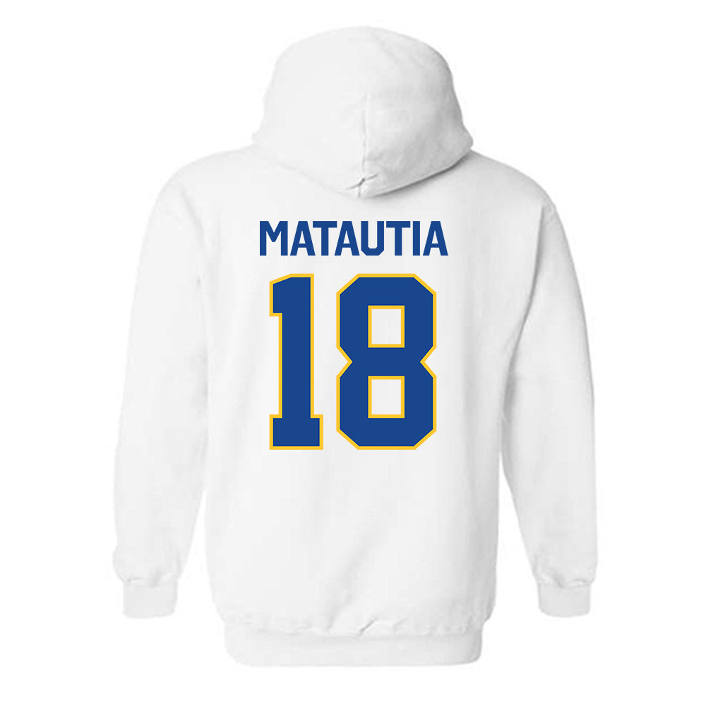 CSU Bakersfield - NCAA Beach Volleyball : Aensley Matautia - Classic Shersey Hooded Sweatshirt-1