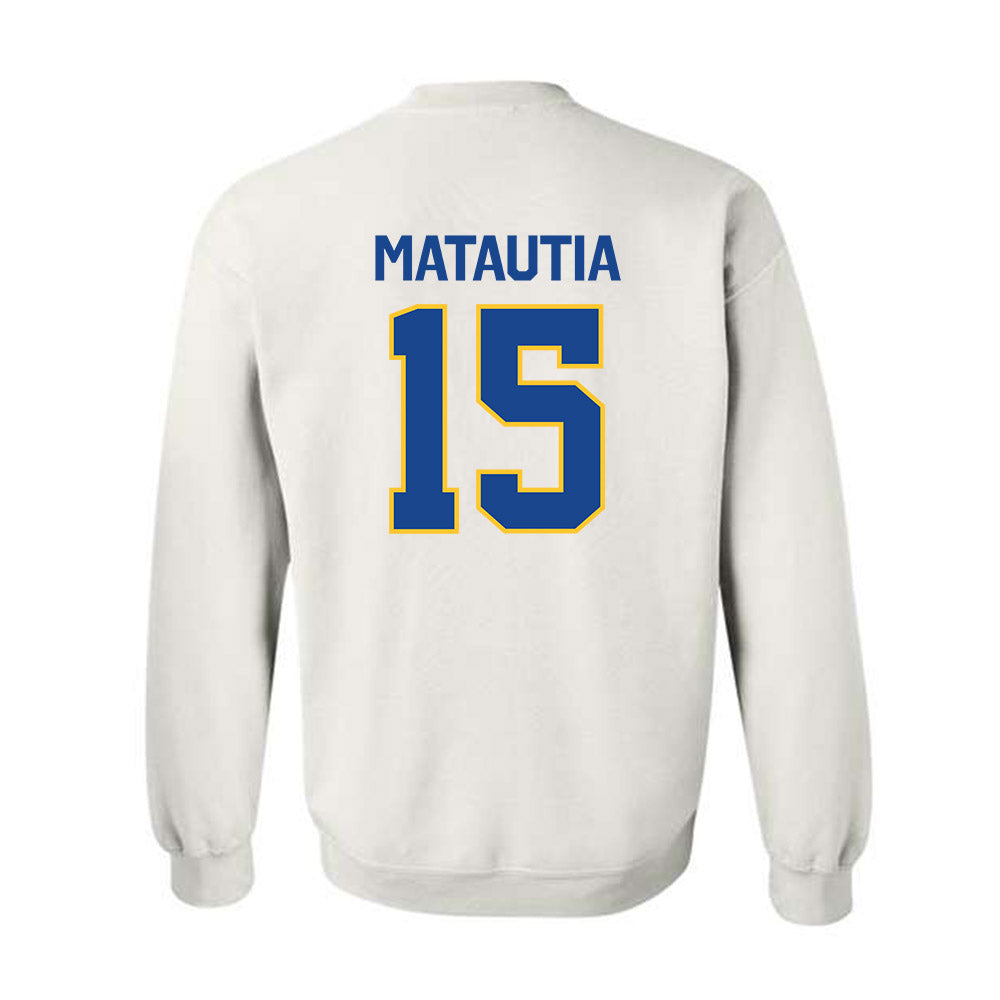 CSU Bakersfield - NCAA Beach Volleyball : Aensley Matautia - Classic Shersey Crewneck Sweatshirt-1