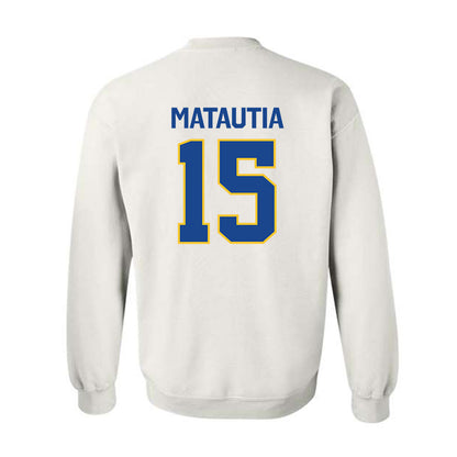 CSU Bakersfield - NCAA Beach Volleyball : Aensley Matautia - Classic Shersey Crewneck Sweatshirt-1