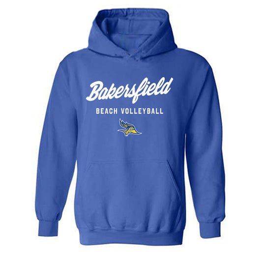 CSU Bakersfield - NCAA Beach Volleyball : Katey Milne - Classic Shersey Hooded Sweatshirt-0