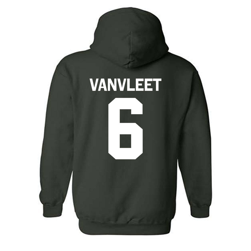 Cleveland State - NCAA Women's Volleyball : Bryn VanVleet - Classic Shersey Hooded Sweatshirt-1