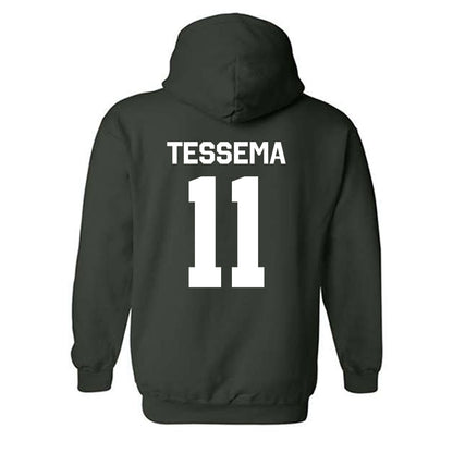 Cleveland State - NCAA Men's Basketball : Waqo Tessema - Classic Shersey Hooded Sweatshirt-1