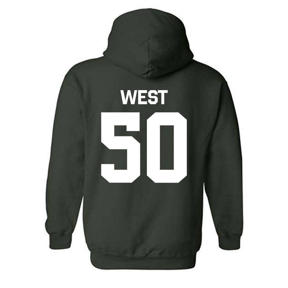 Cleveland State - NCAA Men's Lacrosse : Sebastian West - Classic Shersey Hooded Sweatshirt-1