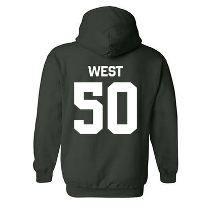 Cleveland State - NCAA Men's Lacrosse : Sebastian West - Classic Shersey Hooded Sweatshirt-1