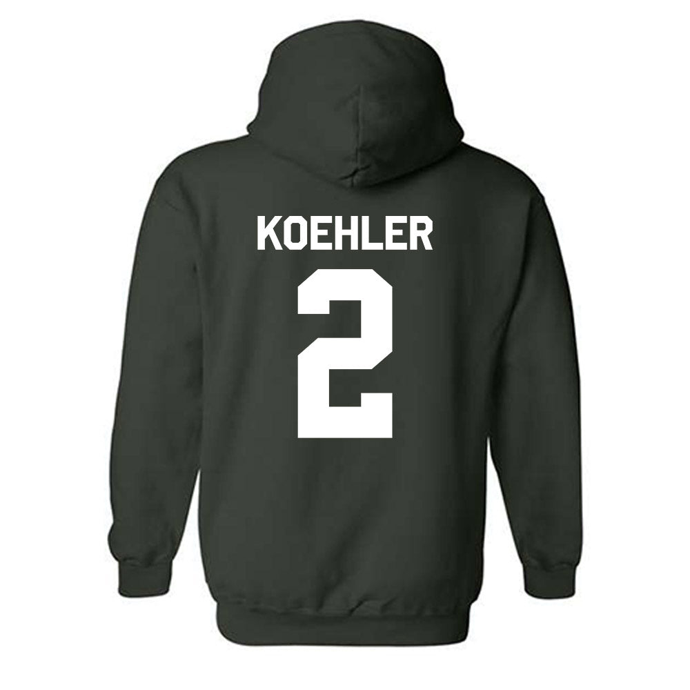 Cleveland State - NCAA Women's Volleyball : Jerilynn Koehler - Classic Shersey Hooded Sweatshirt-1