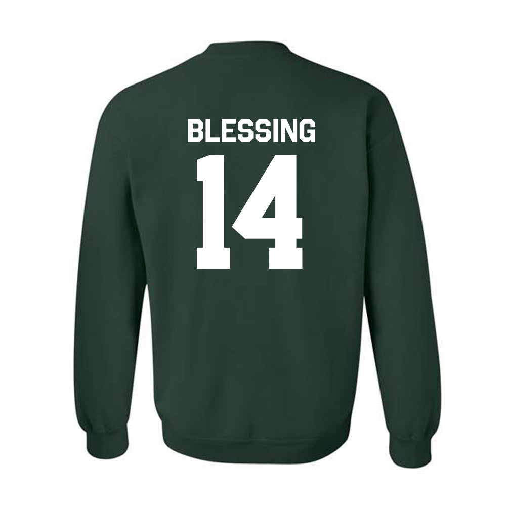 Cleveland State - NCAA Men's Lacrosse : Alec Blessing - Classic Shersey Crewneck Sweatshirt-1