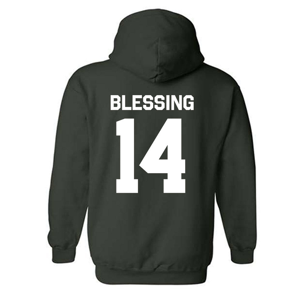 Cleveland State - NCAA Men's Lacrosse : Alec Blessing - Classic Shersey Hooded Sweatshirt-1