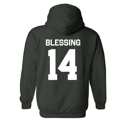 Cleveland State - NCAA Men's Lacrosse : Alec Blessing - Classic Shersey Hooded Sweatshirt-1