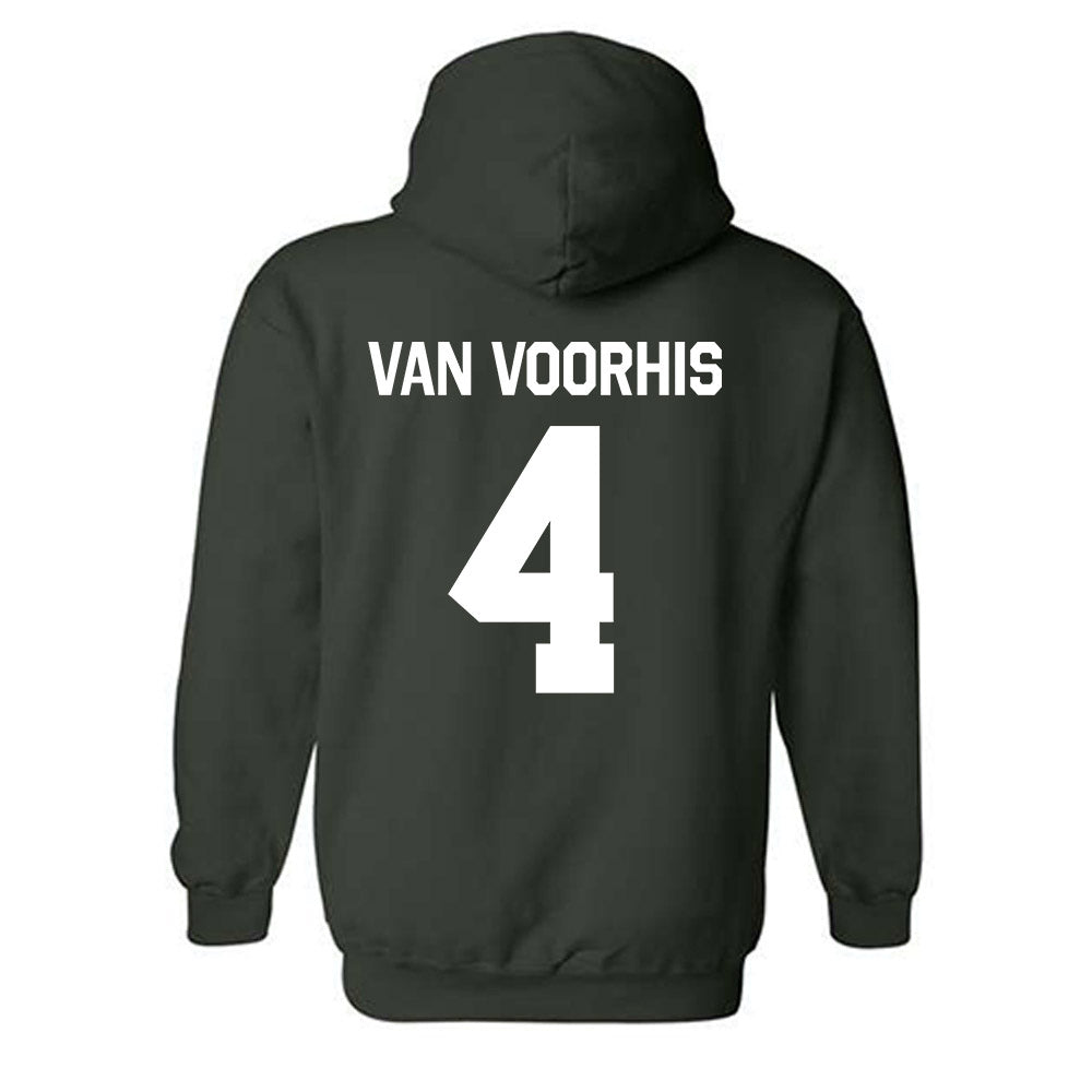 Cleveland State - NCAA Men's Lacrosse : Adam Van Voorhis - Classic Shersey Hooded Sweatshirt-1