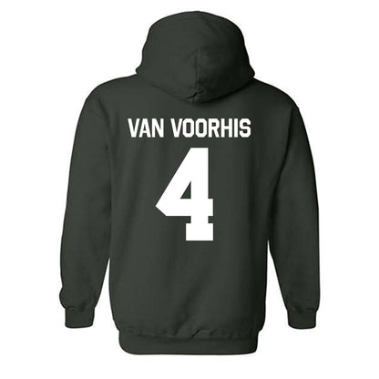 Cleveland State - NCAA Men's Lacrosse : Adam Van Voorhis - Classic Shersey Hooded Sweatshirt-1
