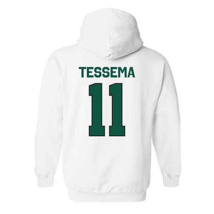 Cleveland State - NCAA Men's Basketball : Waqo Tessema - Classic Shersey Hooded Sweatshirt-1