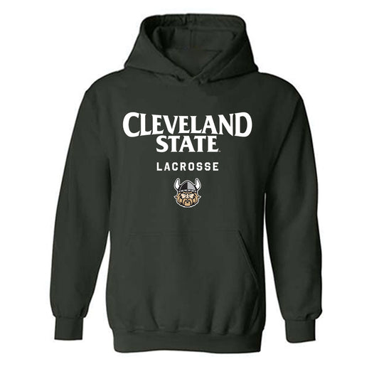 Cleveland State - NCAA Men's Lacrosse : Brennen Hickey - Classic Shersey Hooded Sweatshirt-0