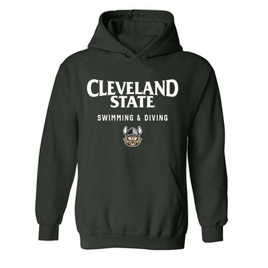 Cleveland State - NCAA Men's Swimming & Diving : Christian Jerome - Classic Shersey Hooded Sweatshirt-0