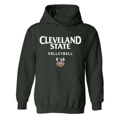 Cleveland State - NCAA Women's Volleyball : Danica McArthur - Classic Shersey Hooded Sweatshirt-0