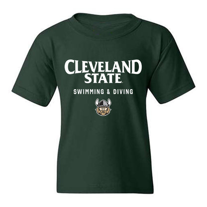 Cleveland State - NCAA Men's Swimming & Diving : Nate Steiner - Classic Shersey Youth T-Shirt-0