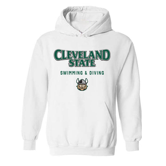 Cleveland State - NCAA Men's Swimming & Diving : James Wolf - Classic Shersey Hooded Sweatshirt-0
