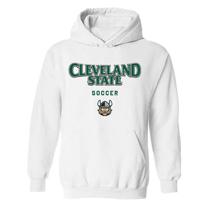Cleveland State - NCAA Men's Soccer : Cole Harmer - Classic Shersey Hooded Sweatshirt-0