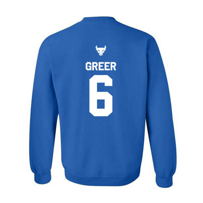 Buffalo - NCAA Football : Miles Greer - Classic Shersey Crewneck Sweatshirt-1