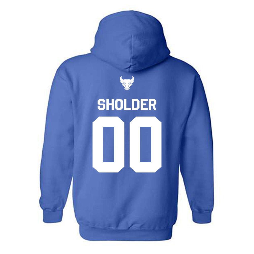 Buffalo - NCAA Football : Blake Sholder - Classic Shersey Hooded Sweatshirt-1