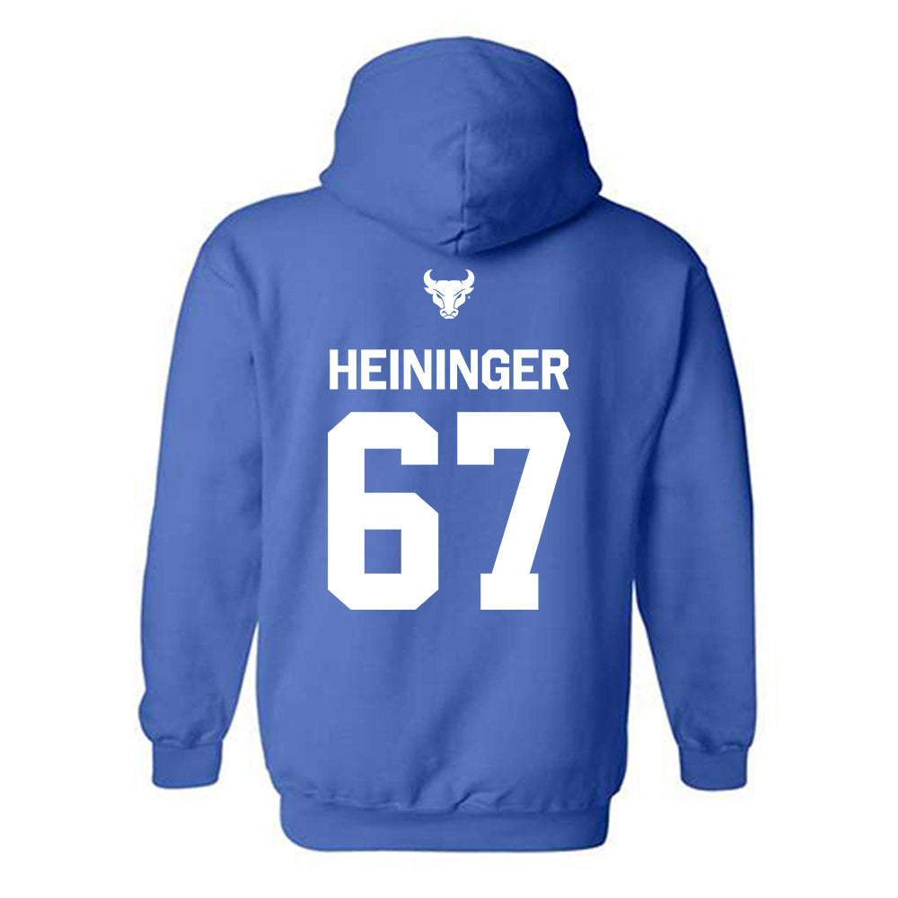 Buffalo - NCAA Football : Alex Heininger - Classic Shersey Hooded Sweatshirt-1