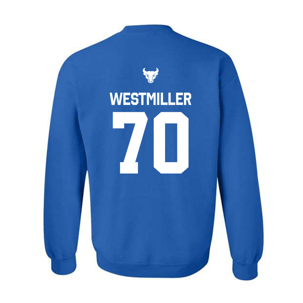 Buffalo - NCAA Football : Robbie Westmiller - Classic Shersey Crewneck Sweatshirt-1