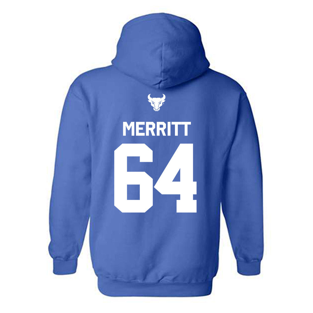 Buffalo - NCAA Football : Jake Merritt - Classic Shersey Hooded Sweatshirt-1