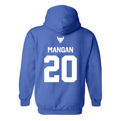 Buffalo - NCAA Football : DJ Mangan - Classic Shersey Hooded Sweatshirt-1