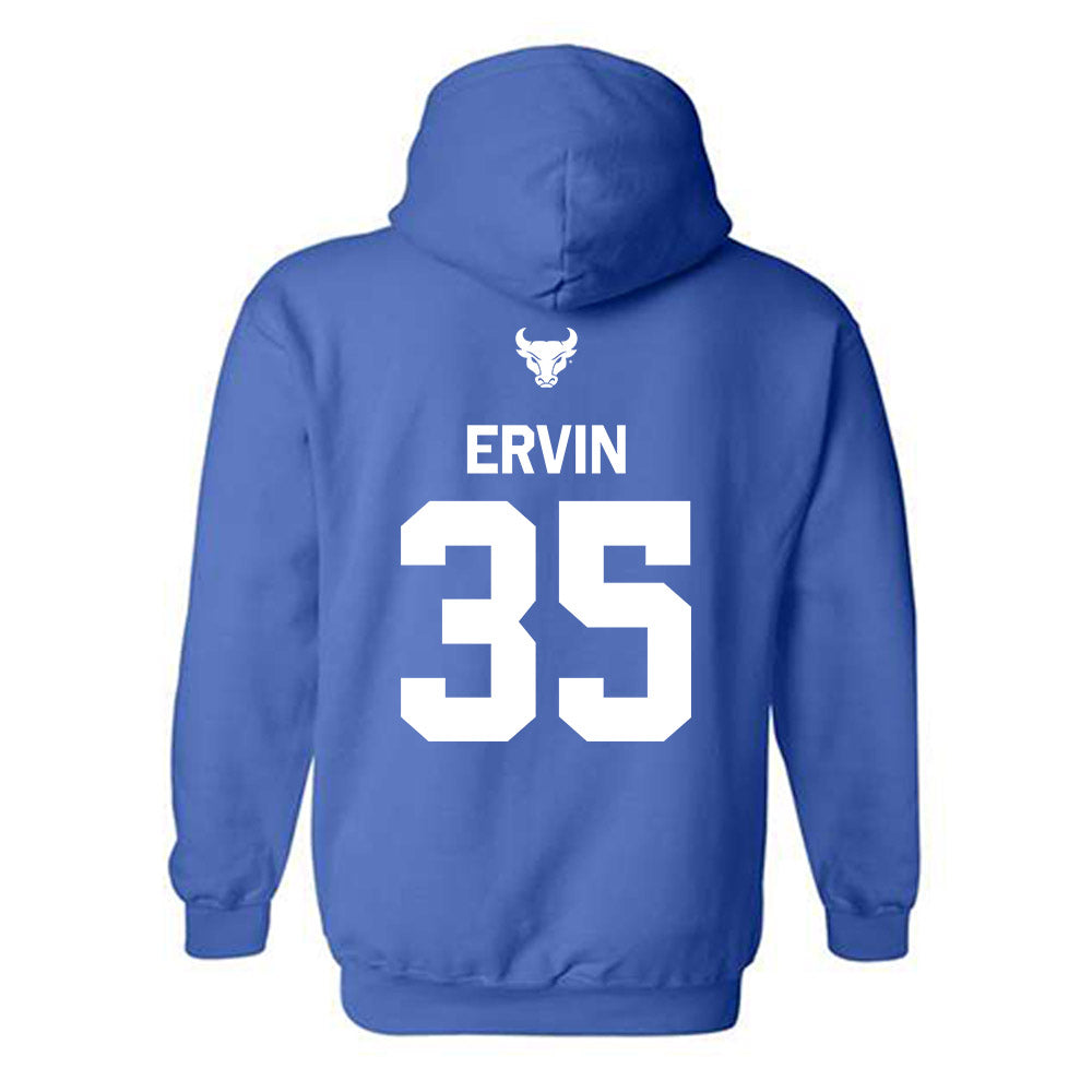 Buffalo - NCAA Football : Malachi Ervin - Classic Shersey Hooded Sweatshirt-1