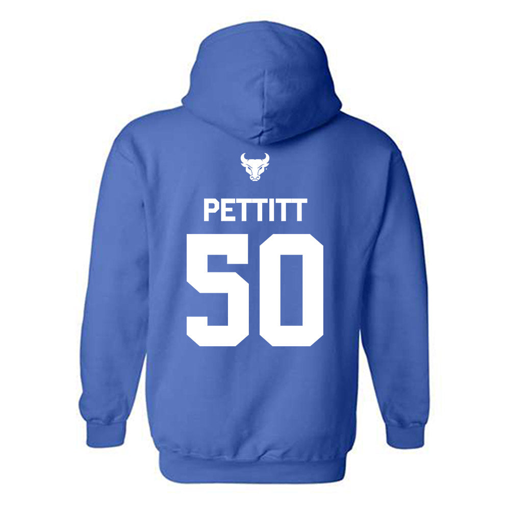 Buffalo - NCAA Football : Zach Pettitt - Classic Shersey Hooded Sweatshirt-1