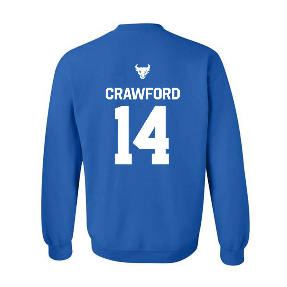 Buffalo - NCAA Football : Mikey Crawford - Classic Shersey Crewneck Sweatshirt-1