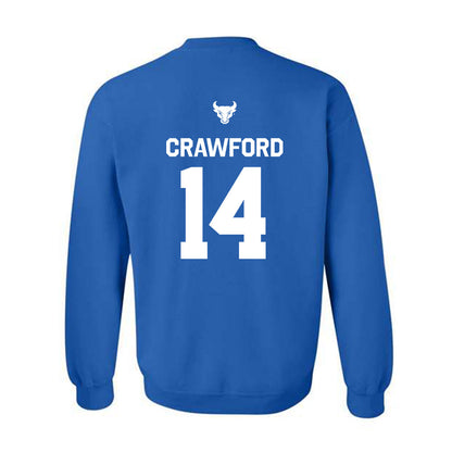 Buffalo - NCAA Football : Mikey Crawford - Classic Shersey Crewneck Sweatshirt-1