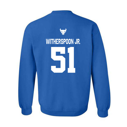 Buffalo - NCAA Football : Anwar Witherspoon Jr. - Classic Shersey Crewneck Sweatshirt-1