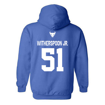 Buffalo - NCAA Football : Anwar Witherspoon Jr. - Classic Shersey Hooded Sweatshirt-1