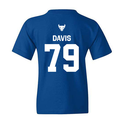 Buffalo - NCAA Football : Cameron Davis - Classic Shersey Youth T-Shirt-1