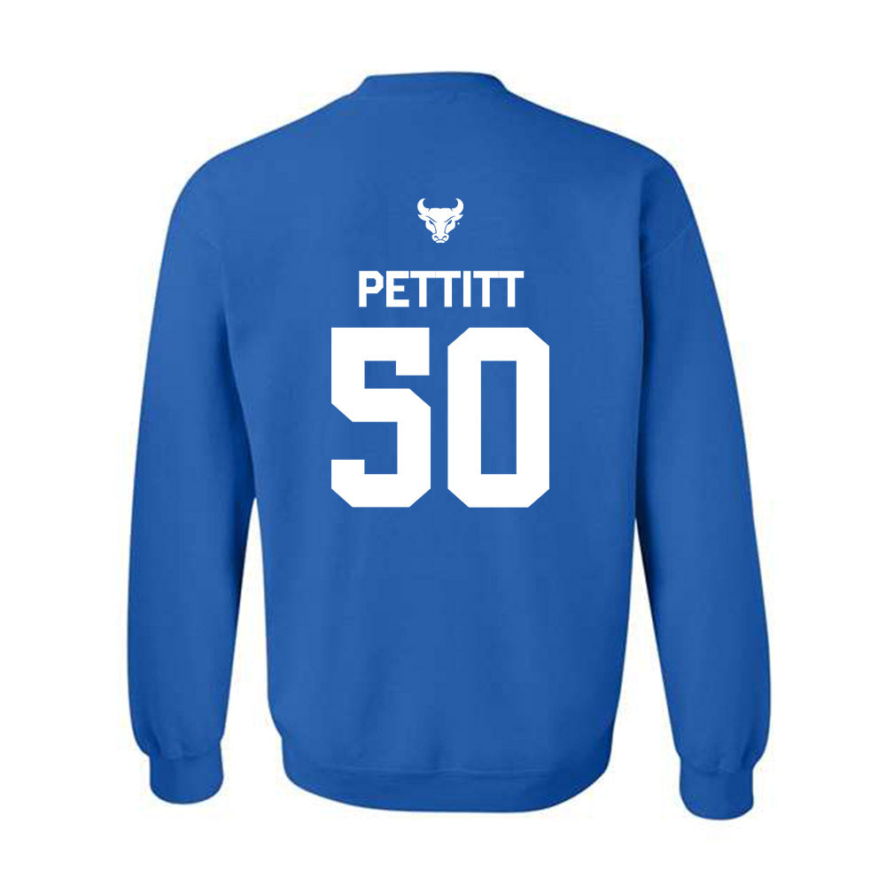 Buffalo - NCAA Football : Zach Pettitt - Classic Shersey Crewneck Sweatshirt-1