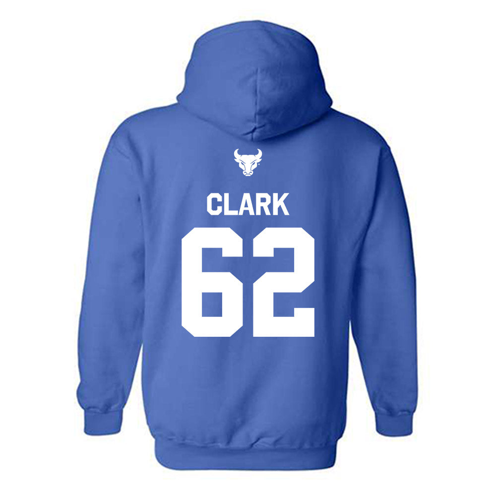 Buffalo - NCAA Football : Paul Clark - Classic Shersey Hooded Sweatshirt-1