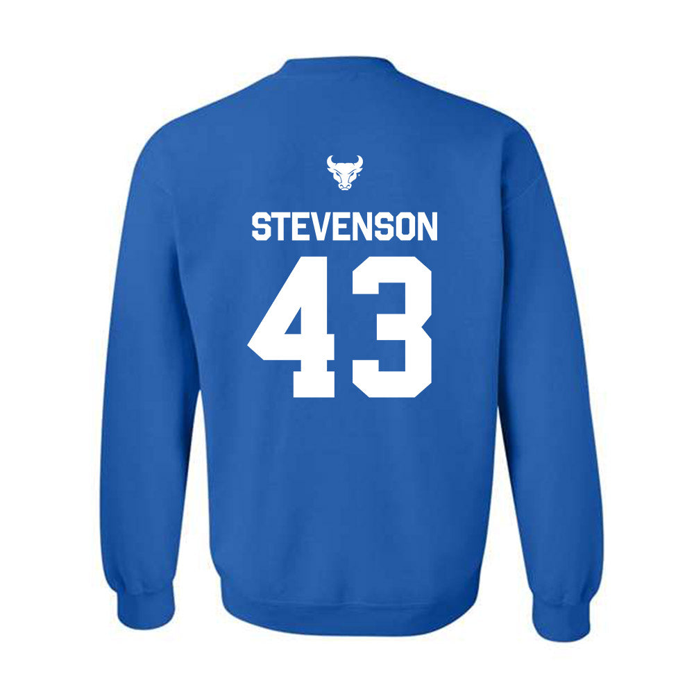 Buffalo - NCAA Football : Xair Stevenson - Classic Shersey Crewneck Sweatshirt-1