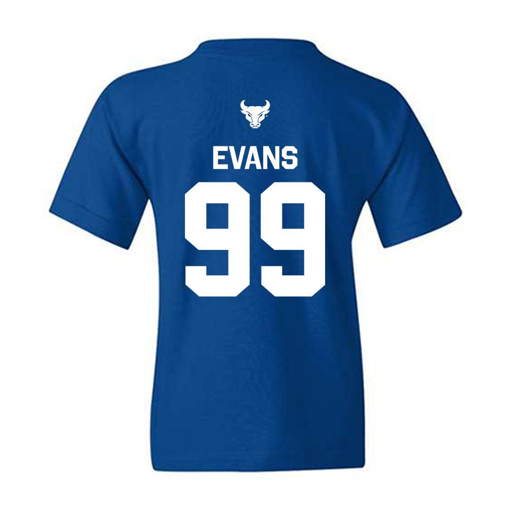 Buffalo - NCAA Football : Cornell Evans - Classic Shersey Youth T-Shirt-1