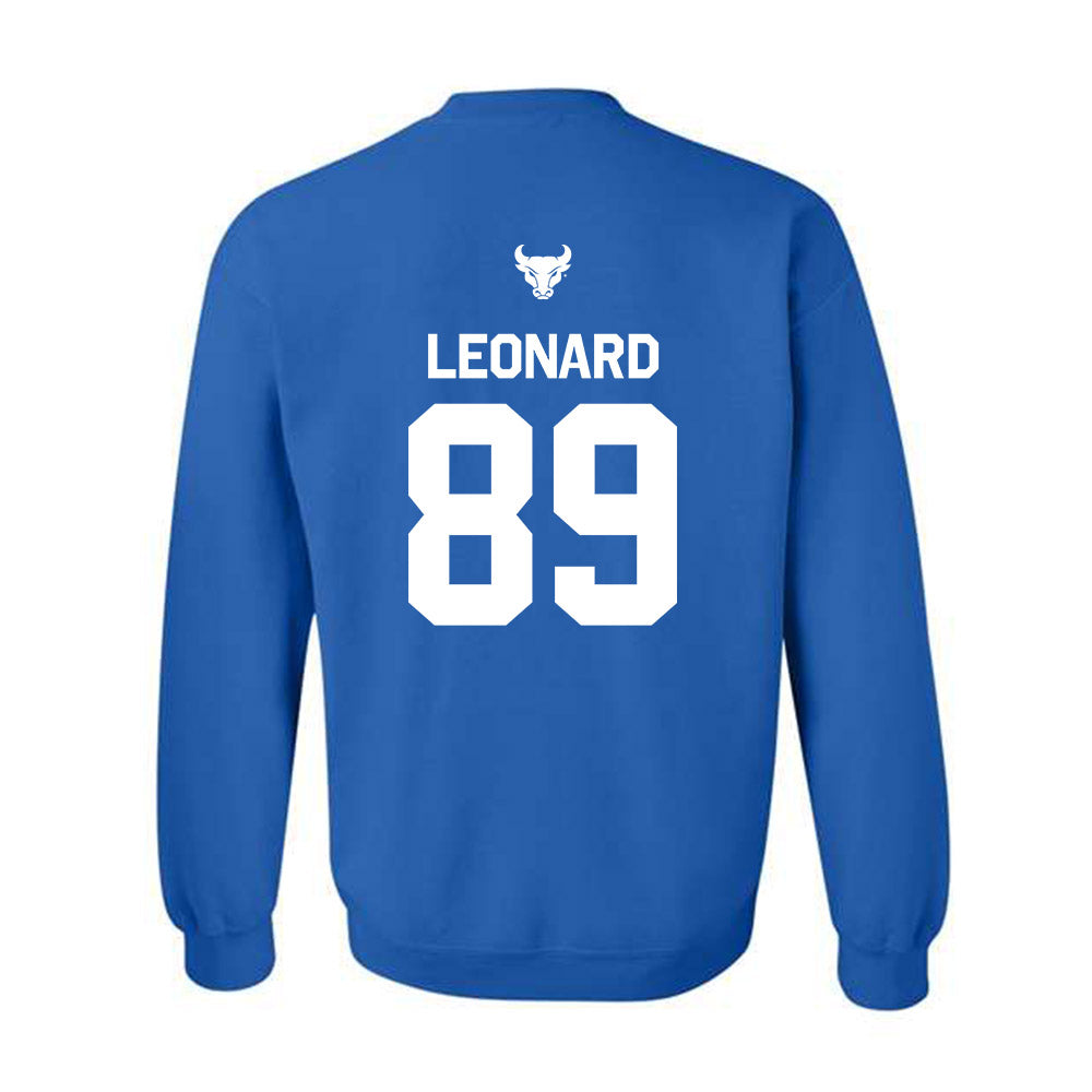 Buffalo - NCAA Football : Nick Leonard - Classic Shersey Crewneck Sweatshirt-1