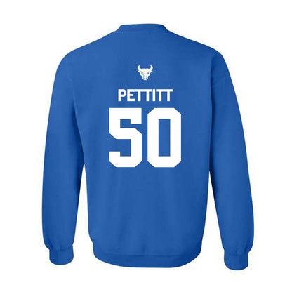 Buffalo - NCAA Football : Zach Pettitt - Classic Shersey Crewneck Sweatshirt-1