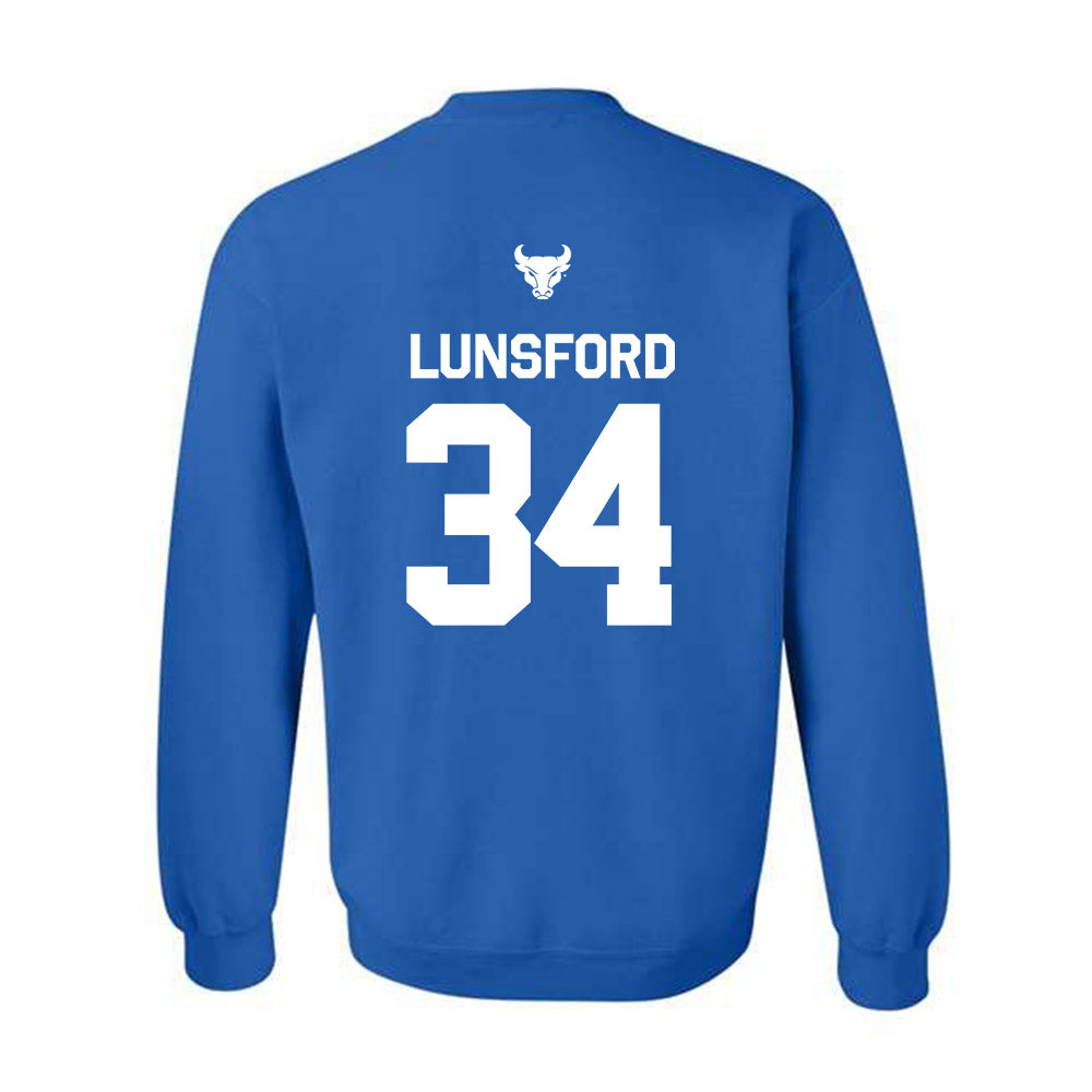 Buffalo - NCAA Football : Preston Lunsford - Classic Shersey Crewneck Sweatshirt-1