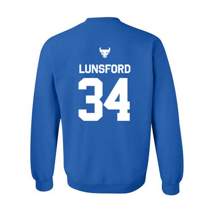 Buffalo - NCAA Football : Preston Lunsford - Classic Shersey Crewneck Sweatshirt-1